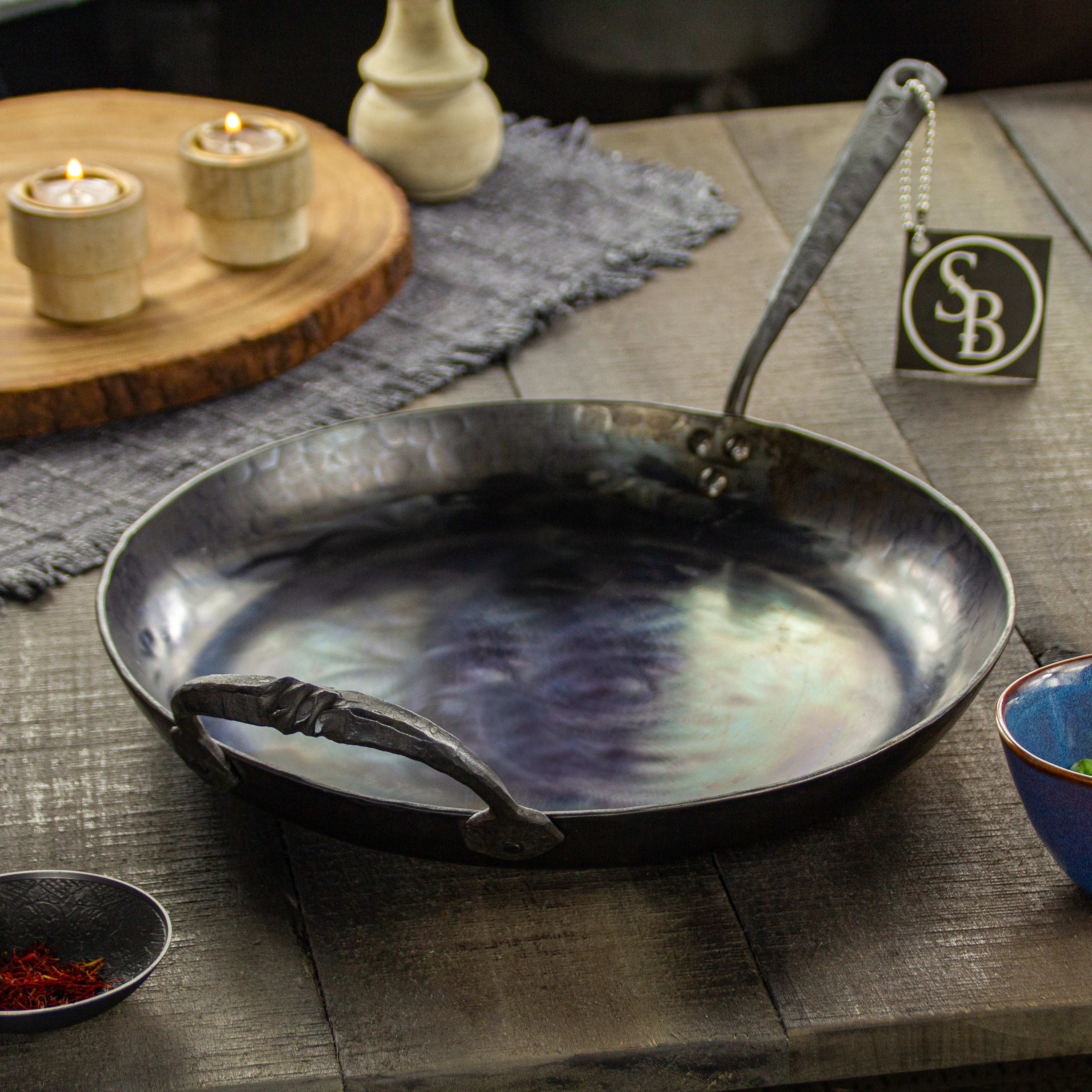 Sonora XL Pan w/ Helper Handle – Santa Barbara Forge