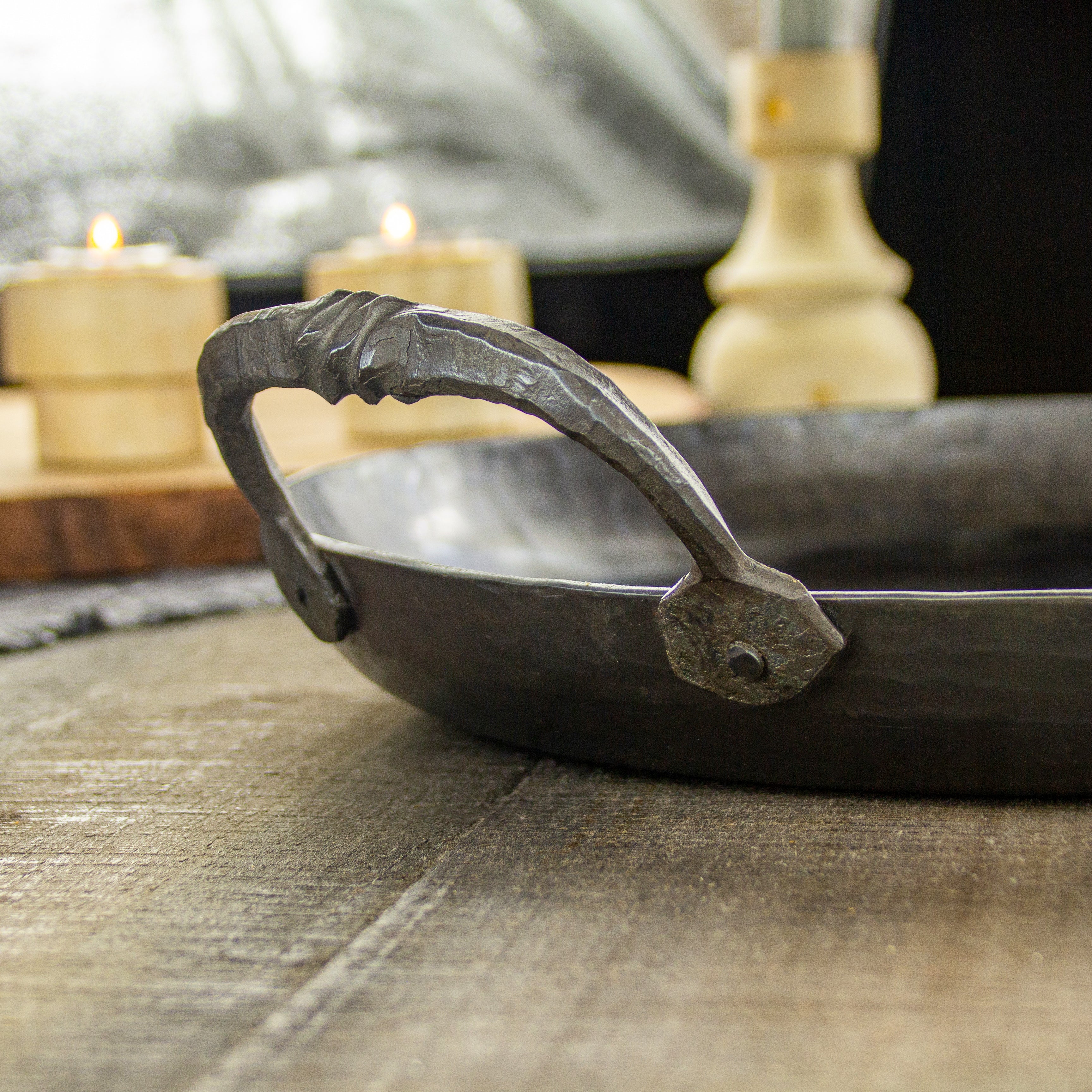Sonora XL Pan w/ Helper Handle – Santa Barbara Forge